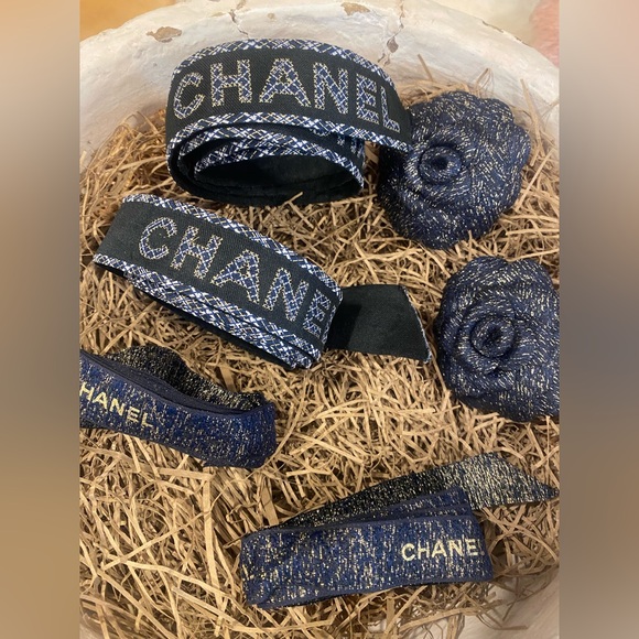 Authentic Chanel Ribbons and Camellia Flowers Bundle of 6 - Picture 10 of 15